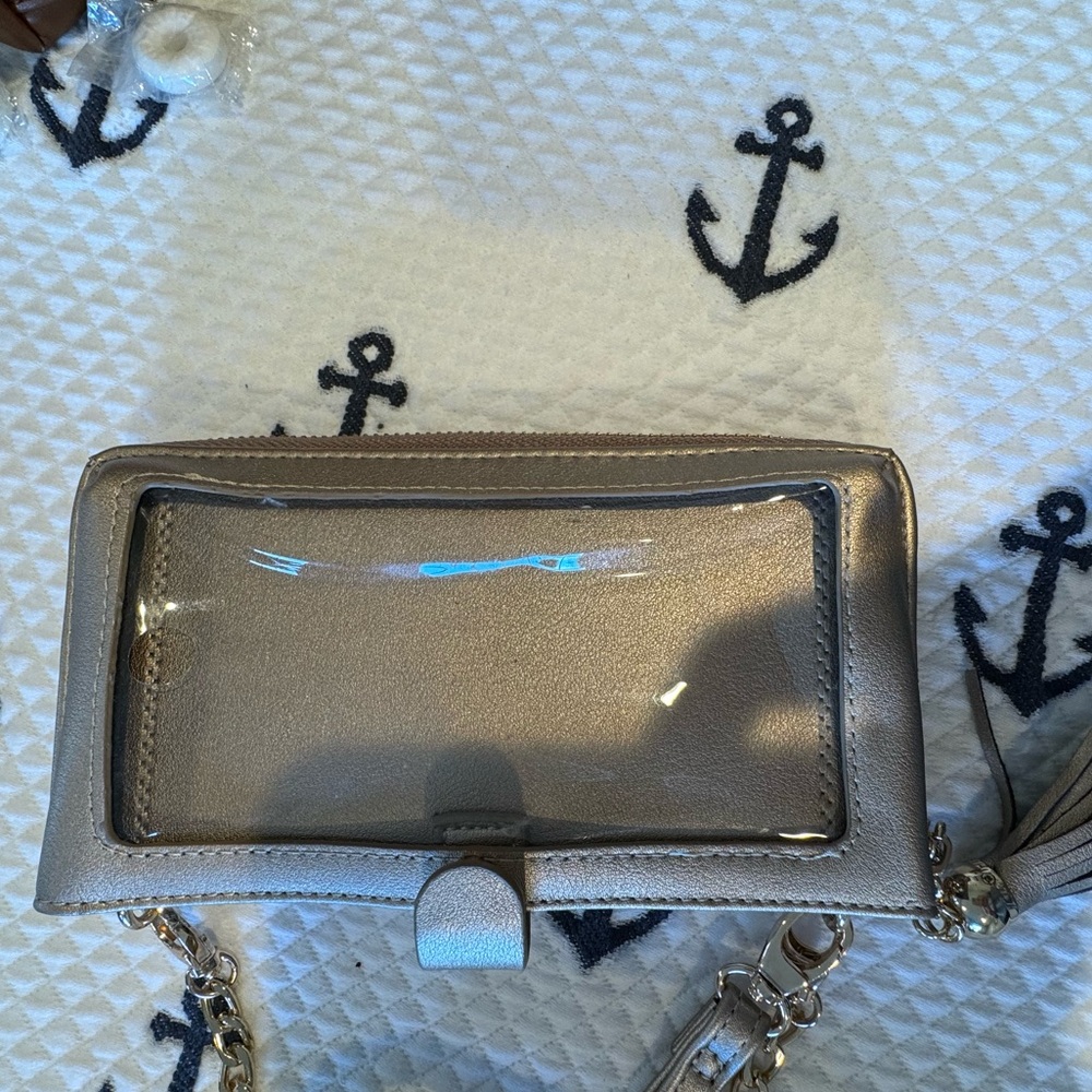 RFID blocking touchscreen phone bag with small Crossbody bag shoulder wristlet
